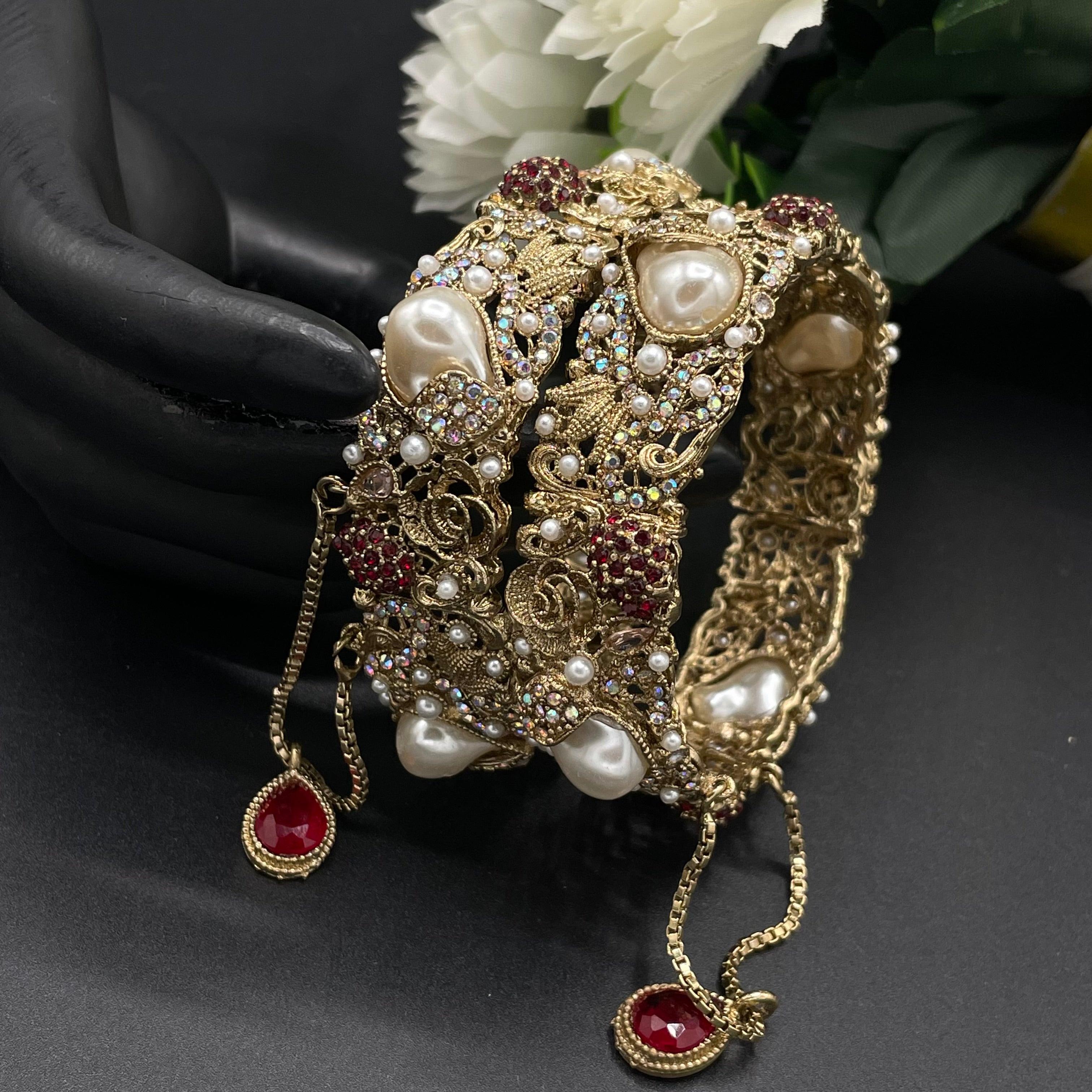 Antique Pearl Bangles