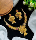 American Diamond Peacock Necklace set