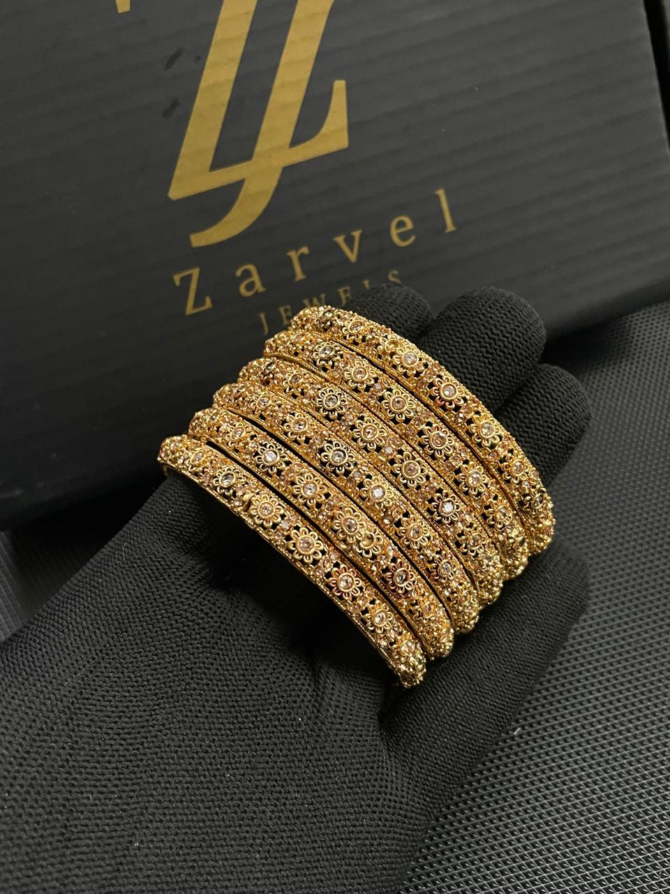 Zircon work Bangle set