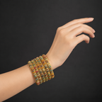 Zircon work Bangle set