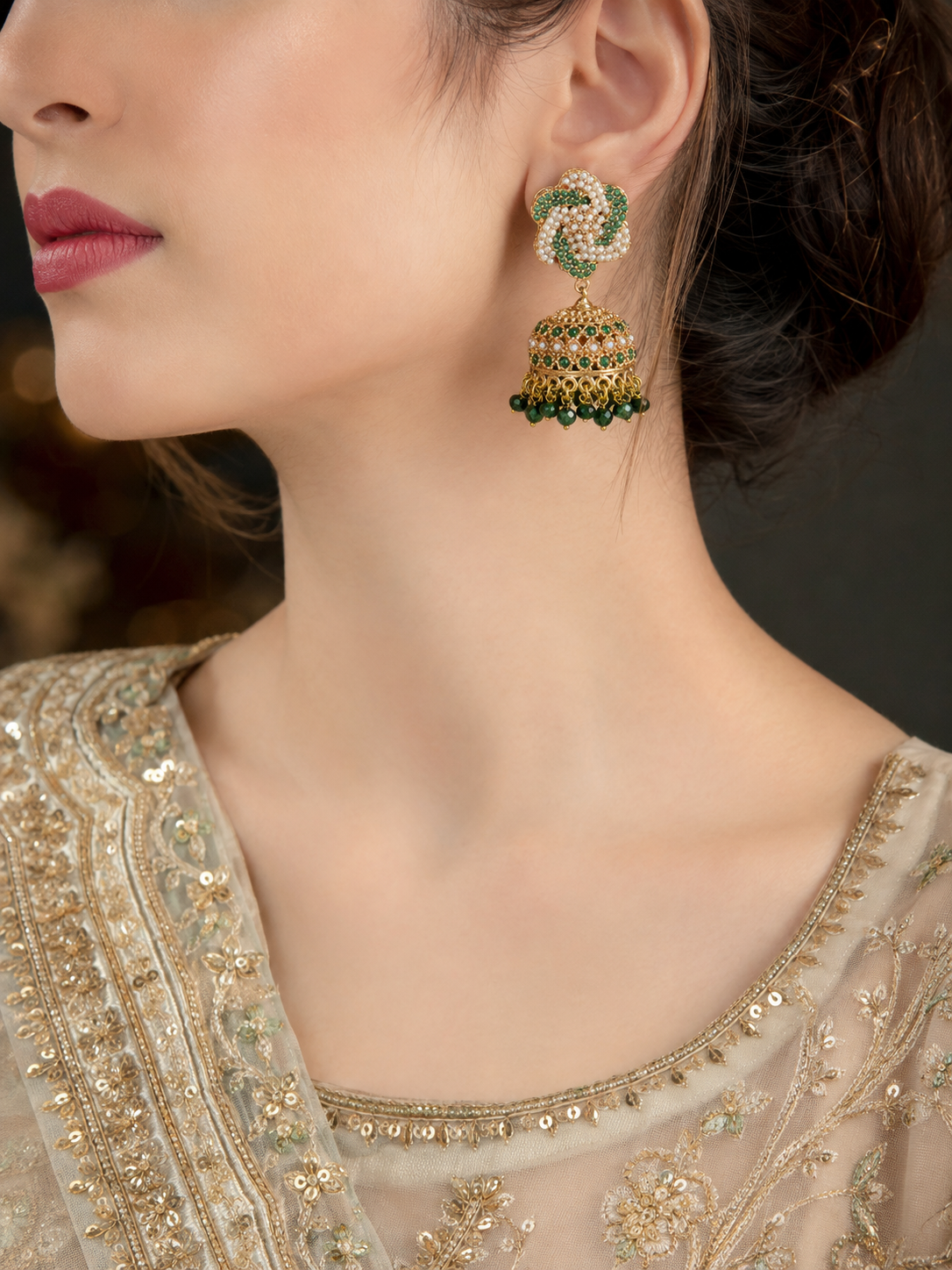 Flower Jhumki