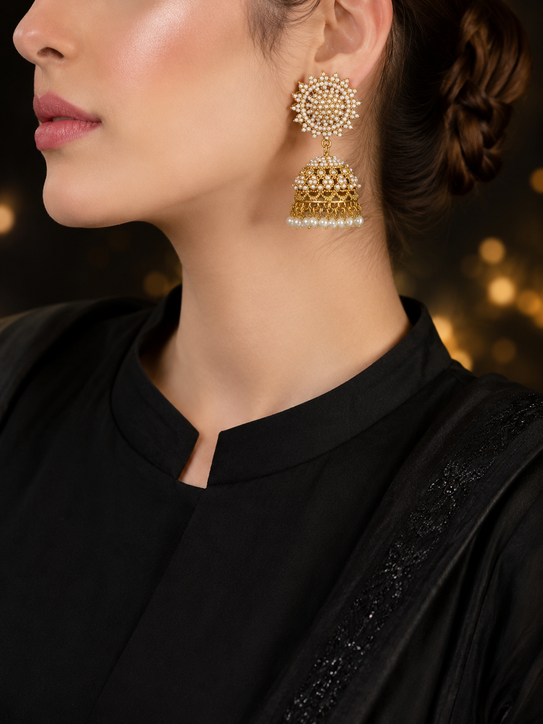 Sun Flower Jhumki