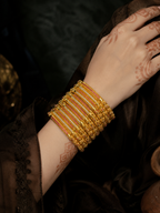 GoldLock Bangles set