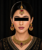 Gold design bridal Set