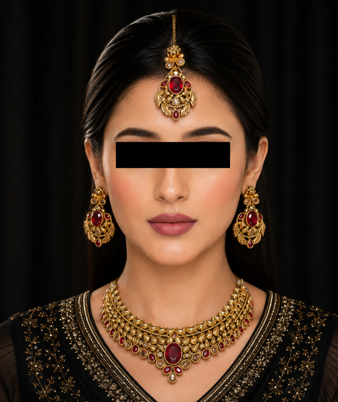 Gold design bridal Set