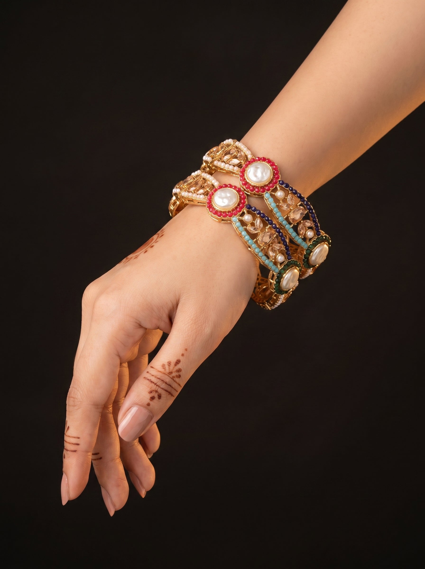 Noratan Galaxy Openable Kids Bangles (pair)