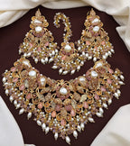 Turkish Bridal Set with Earrings & Tikka