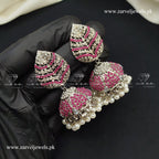 Leave style jhumki