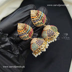 Leave style jhumki