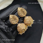 Leave style jhumki