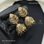 Leave style jhumki