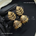 Leave style jhumki