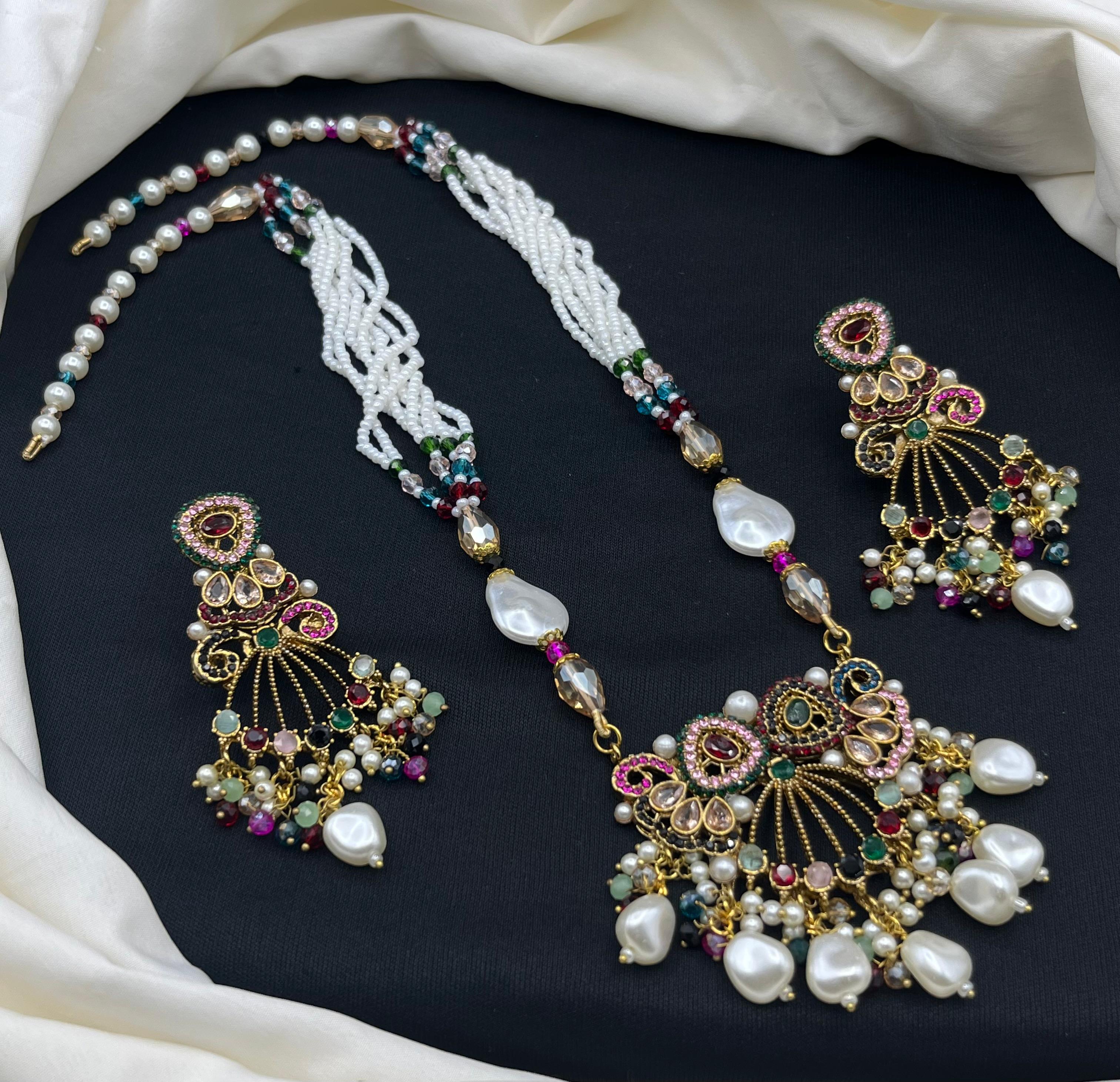 Mala Set with Earrings