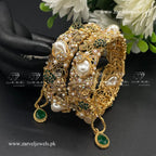 Golden Pearl Bangles