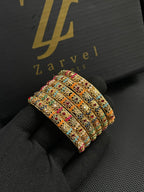 Zircon work Bangle set