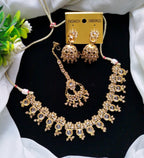 Reverse AD zircon Necklace set