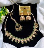 Reverse AD zircon Necklace set