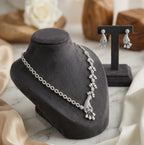 Roselle zircon Necklace set