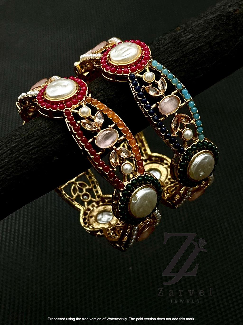Noratan Galaxy Openable Kids Bangles (pair)