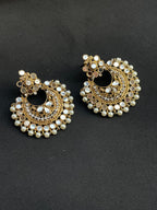 Kundan Rose Earring
