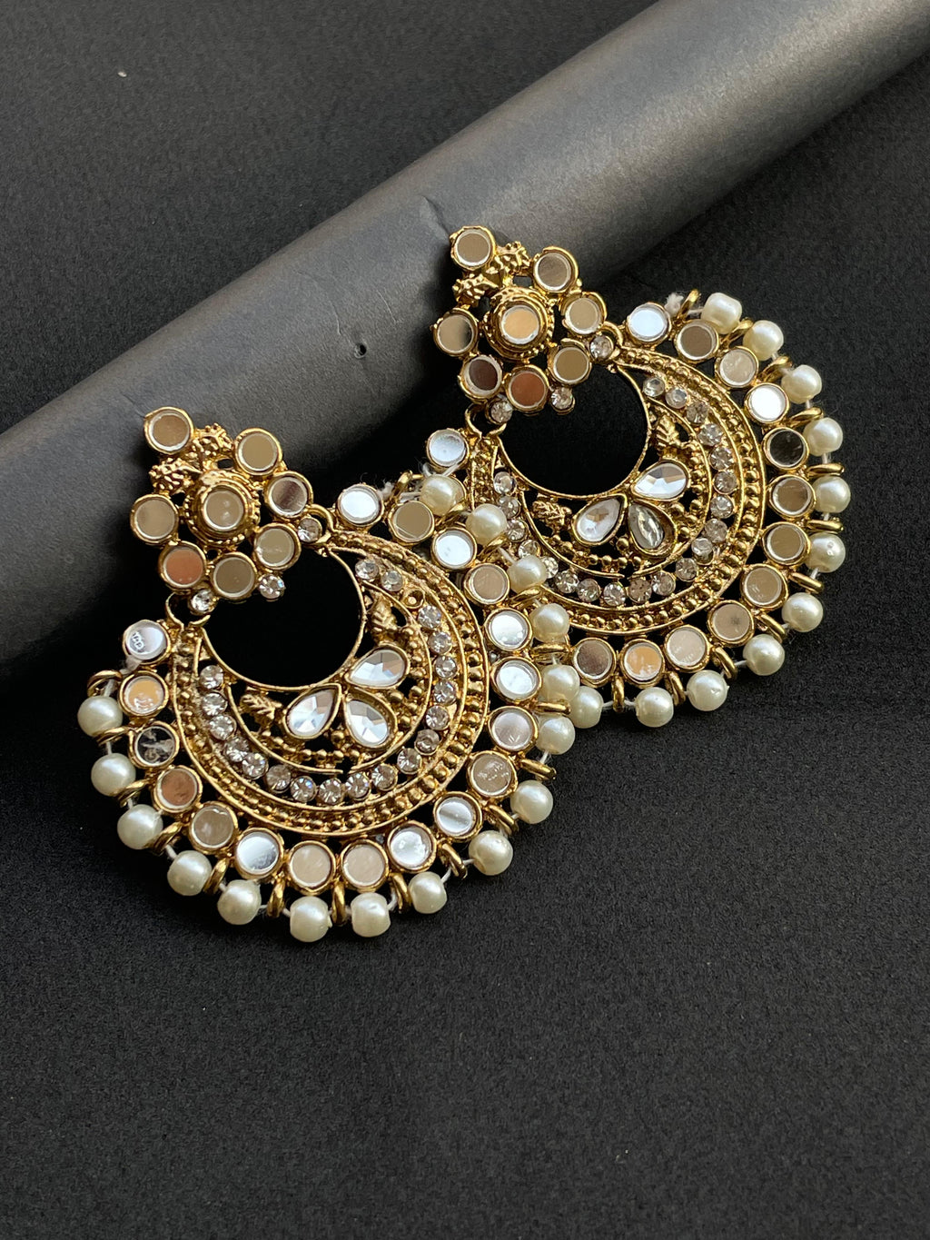 Kundan Rose Earring
