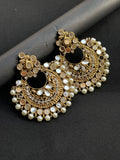 Kundan Rose Earring