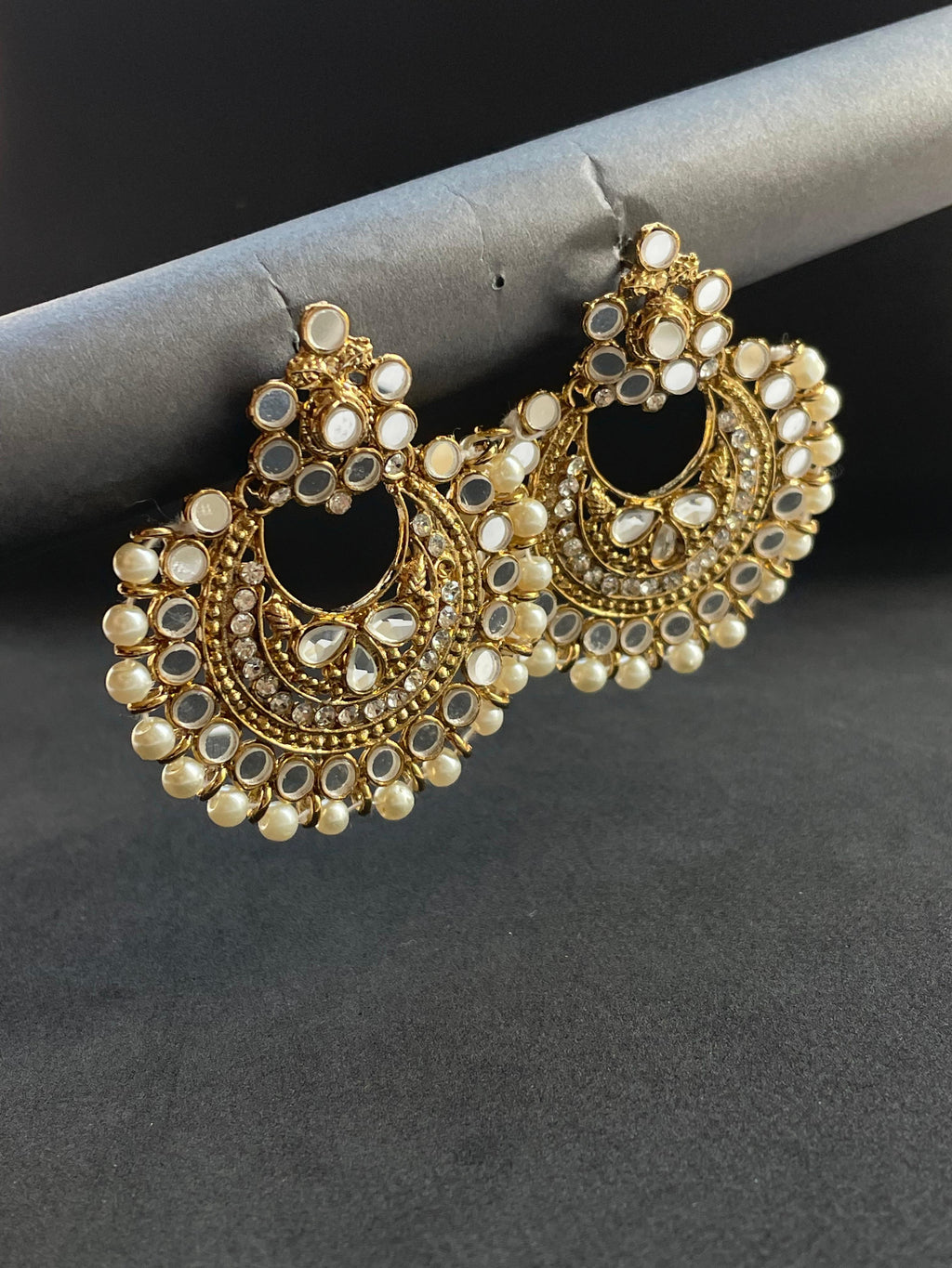 Kundan Rose Earring