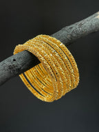 Aurelia Gold Bangles set