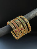 Moon gleam Bangles set