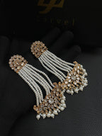 Kundan Long Earrings