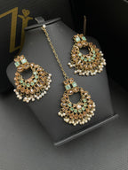 Traditional Earrings With Tika