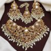 Turkish Bridal Set with Earrings & Tikka