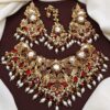 Turkish Bridal Set with Earrings & Tikka